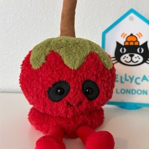 Jellycat Toffee Apple Red and Green Plush Toy